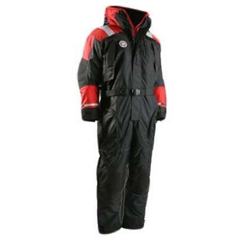 First Watch AS-1100-RB Anti-Exposure Flotation Suit Red/Black – Large