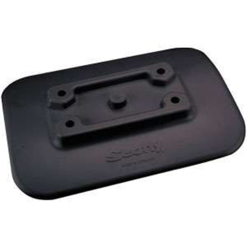 Scotty 341-BK Glue-On Mount Pad f/ Inflatable Boats – Black