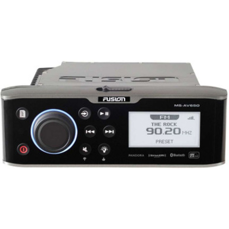 Fusion MS-AV650 DVD/DC Marine Entertainment System w/ Built-In DVD Player, Bluetooth & Fusion-Link