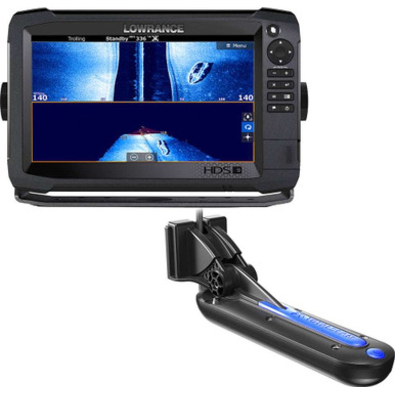 Lowrance 000-13683-001 HDS-9 Carbon Multifunction Display & TotalScan Transducer Bundle