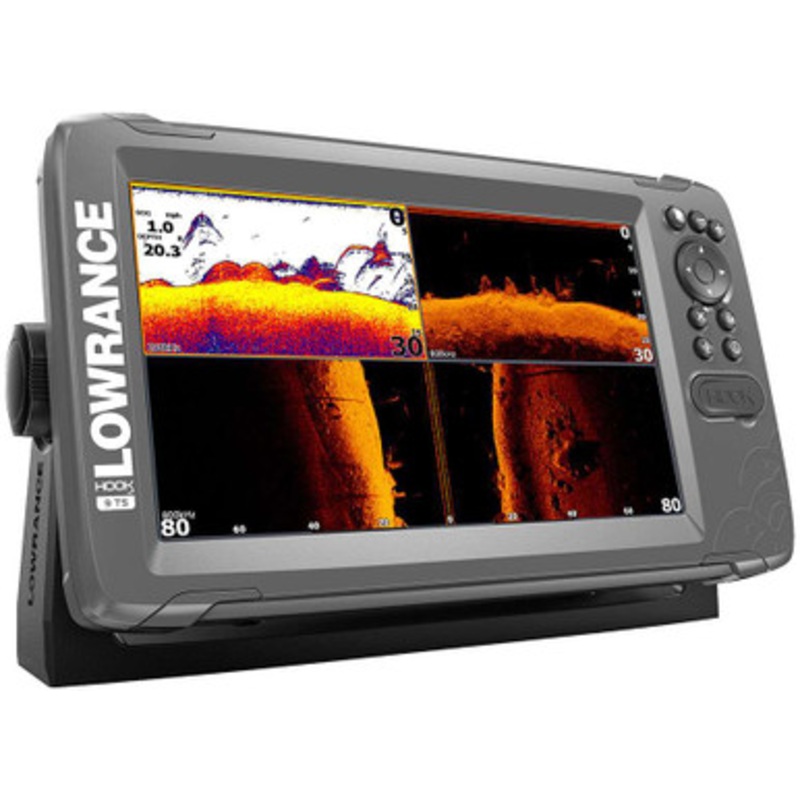 Lowrance 000-14301-001 HOOK2-9 9in Chartplotter/Fishfinder w/ TripleShot Transducer & Built-In US Inland Charts