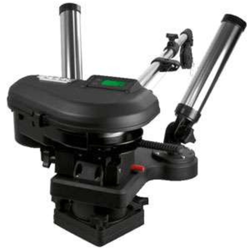 Scotty 2116 HP Depthpower Electric Downrigger 60in SS Telescoping Boom w/ Swivel Base Dual Rod Holder