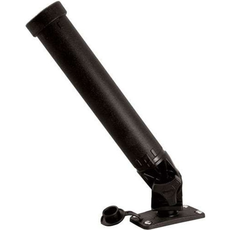 Scotty 477 Rocket Launcher Rod Holder – Black – w/ 244 Flush Mount