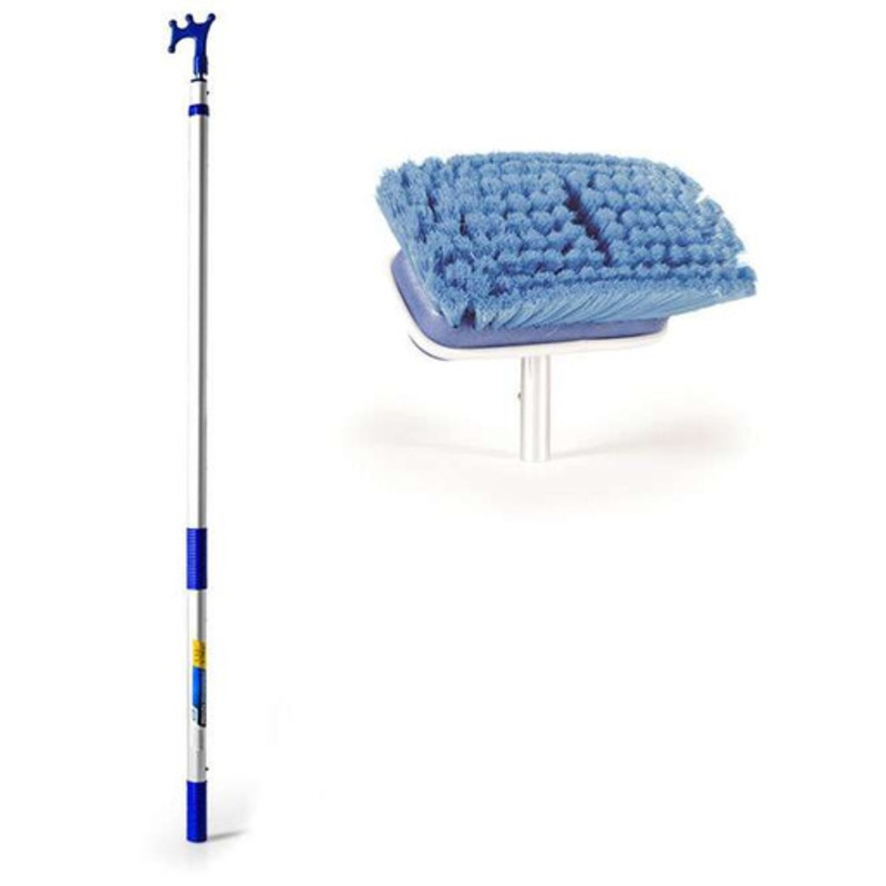 Camco 41912/41922 Telescopic Handle & Soft Brush Attachment Kit