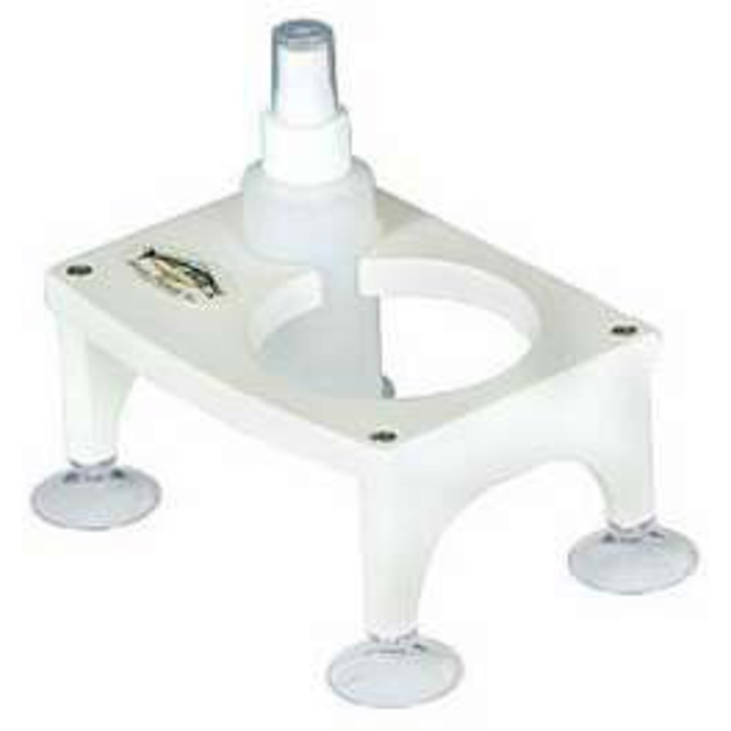 Deep Blue JR-1 Polymer Single Drink Holder with Free Spray Bottle White