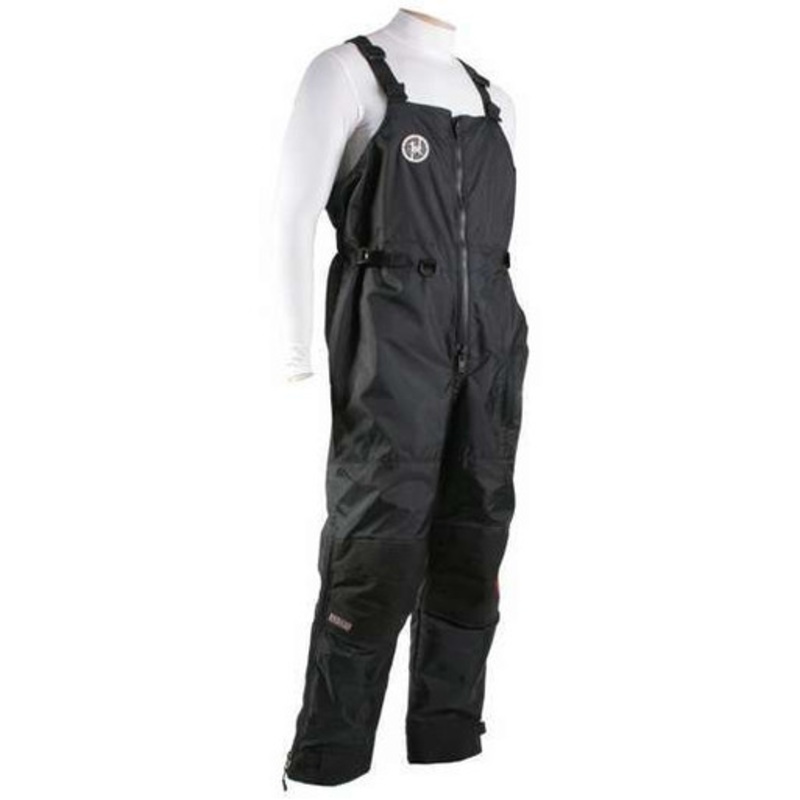 First Watch AP-1100 Flotation Bibs – Black – Large
