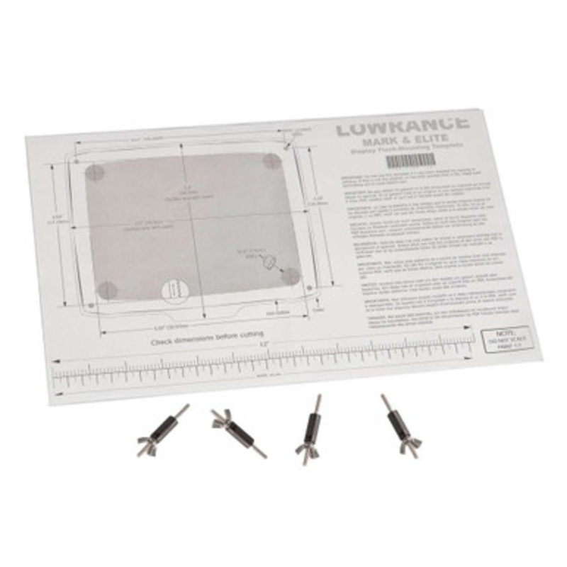 Lowrance Elite/Mark Flush Mount Kit 5” FM-ME5