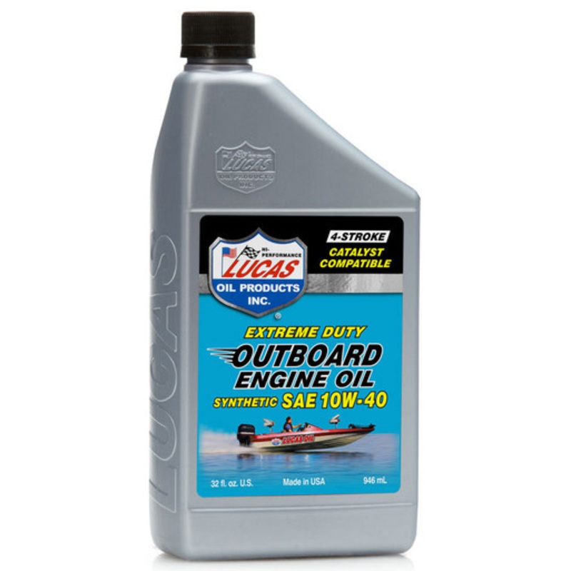 Lucas Oil Outboard Engine Oil Synthetic SAE 10W40 – 1 qt.