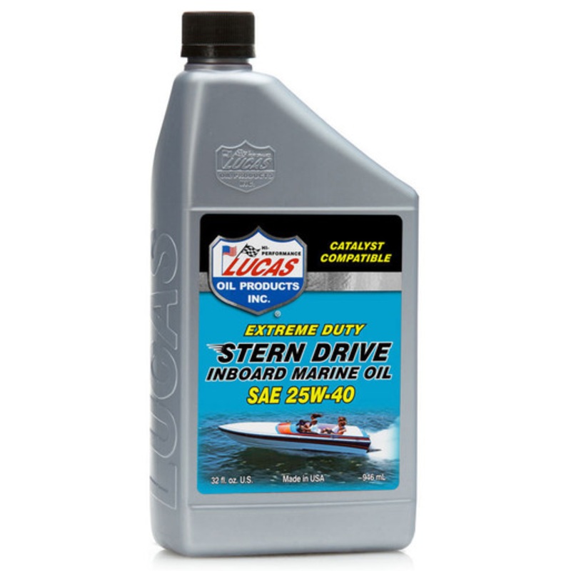 Lucas Oil Stern Drive Inboard Engine Oil SAE 25W40 – 1 qt.