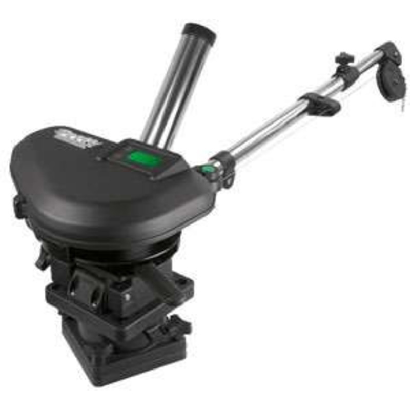 Scotty 2106 HP Depthpower Electric Downrigger 60in SS Telescoping Boom w/ Swivel Base Single Rod Holder