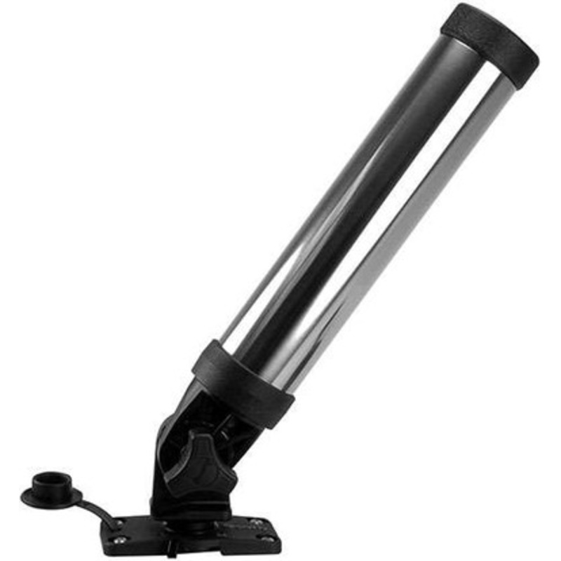 Scotty 471 Rocket Launcher Rod Holder – Stainless – w/ 244L Locking Flush Deck Mount