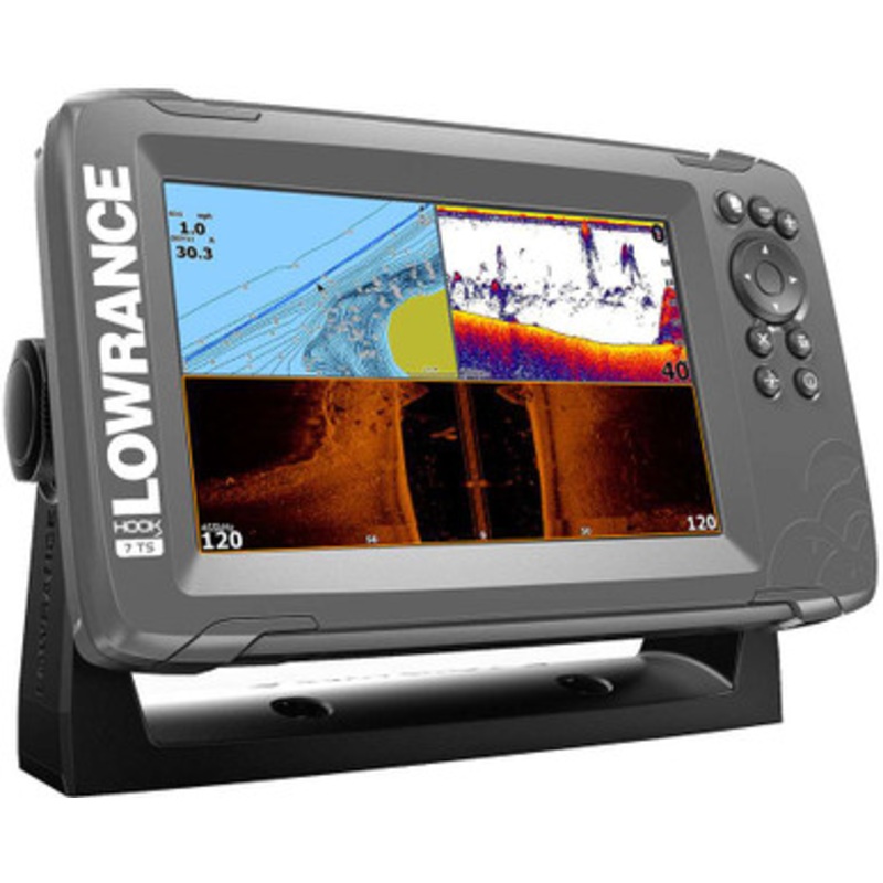 Lowrance 000-14294-001 HOOK2-7 7in Chartplotter/Fishfinder w/ TripleShot Transducer & Nav+ Chart