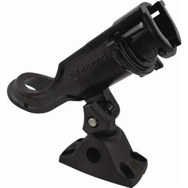 Attwood 5009 Heavy Duty Rod Holder w/ Combo Mount – Black