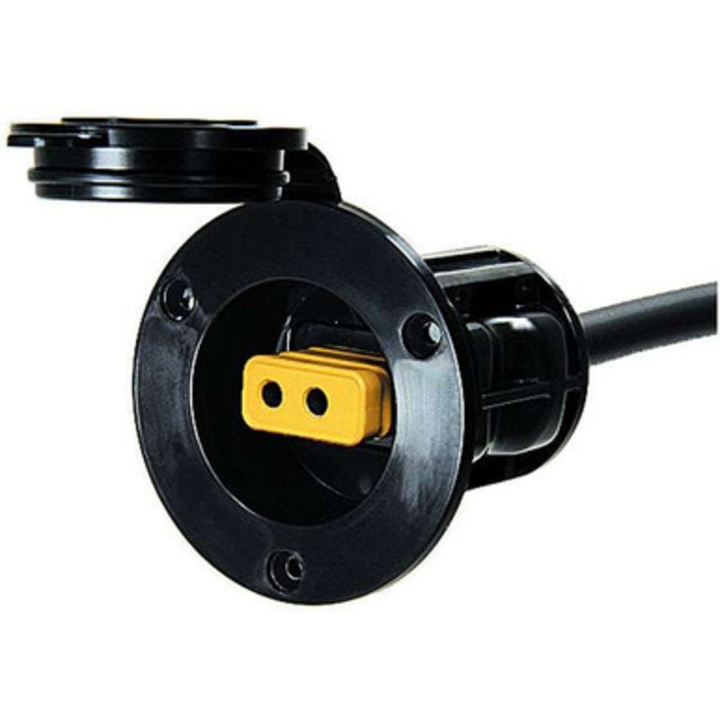 Cannon Flush Mount Power Port – Black 1903012