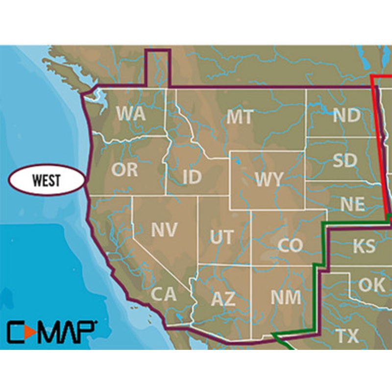 Lowrance 000-13727-001 C-MAP Lake Insight HD – West US