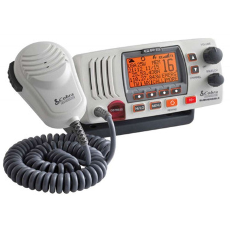 Cobra MR F77W Fixed Mount Class D VHF Radio – White