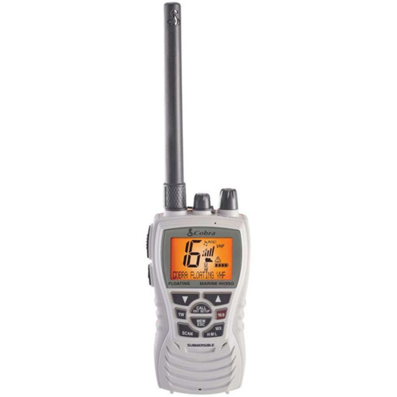 Cobra MR HH350W FLT Floating 6W VHF Radio – White