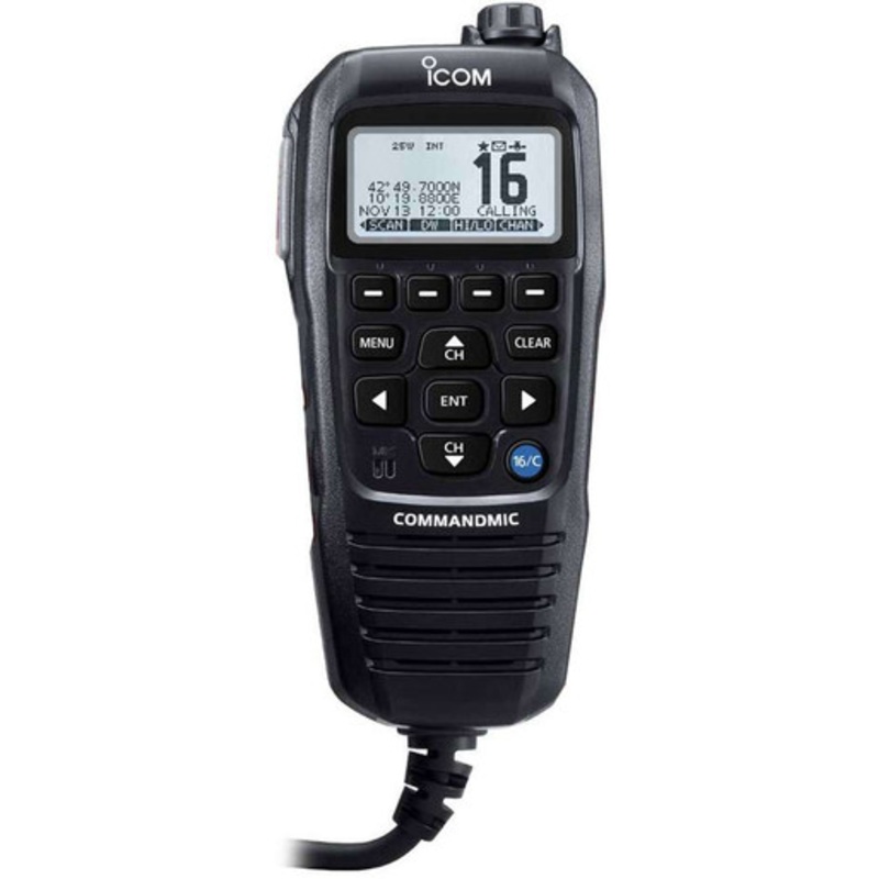 Icom HM195GB COMMANDMICIV Remote-Control Microphone – Black