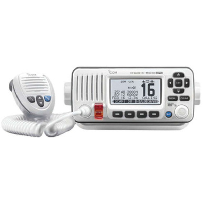 Icom IC-M424G 22 Fixed Mount VHF Marine Transceiver w/ GPS Receiver – Super White