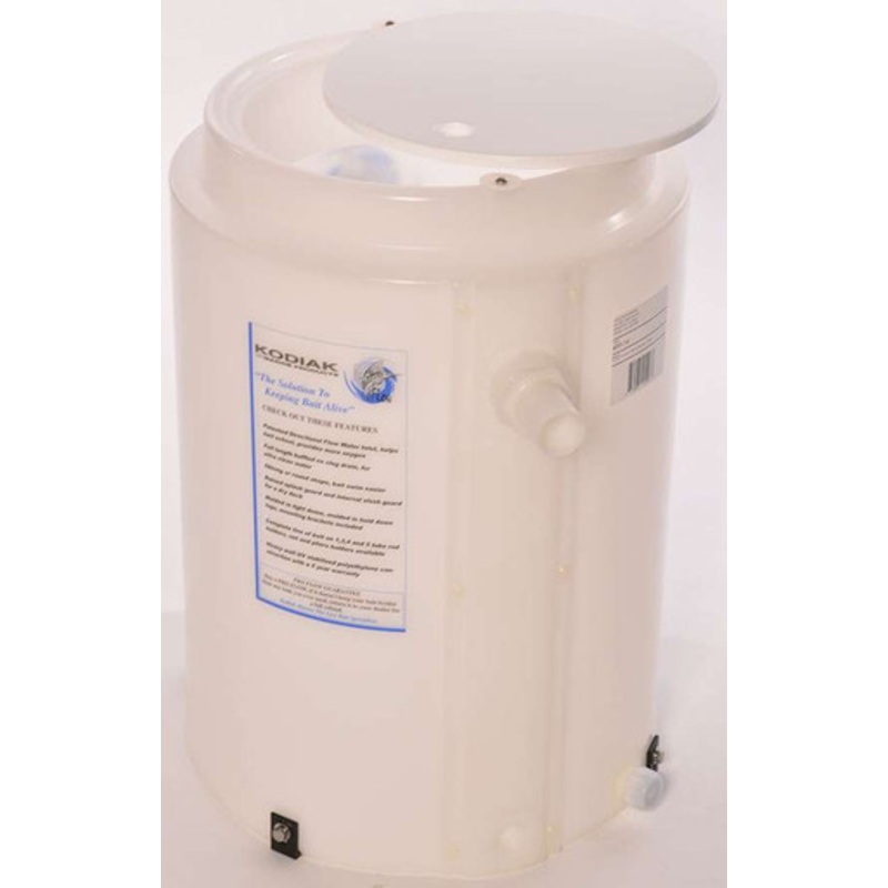Kodiak PF-14 Pro Flow Round Bait Tank – 14 Gallon