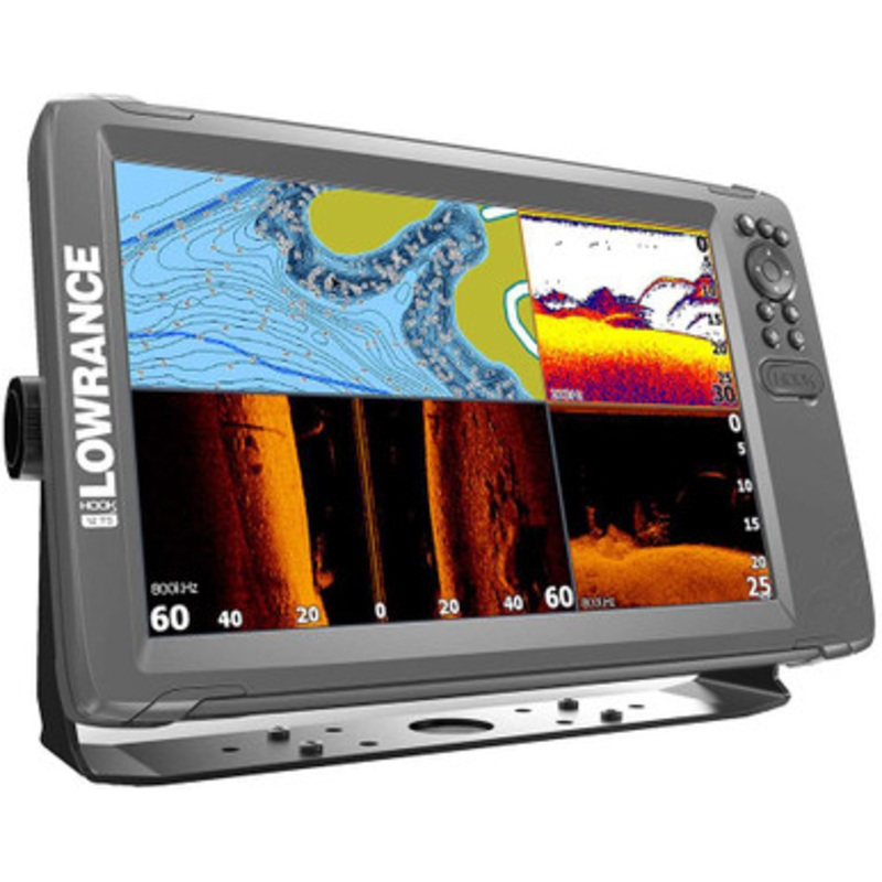 Lowrance 000-14305-001 HOOK2-12 12in Chartplotter/Fishfinder w/ TripleShot Transducer & Built-In US Inland Charts