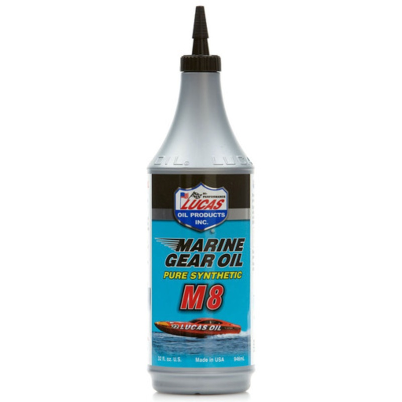 Lucas Oil Marine Gear Oil Synthetic SAE 75W90 M8 – 1 qt.