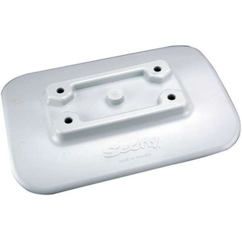 Scotty 341-GR Glue-On Mount Pad f/ Inflatable Boats – Gray