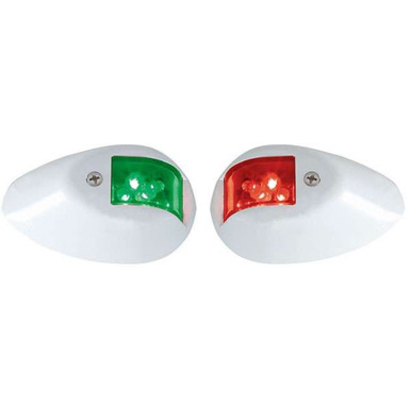 Perko 0602DP1WHT Vertical Mount LED Side Lights – White Coated Housing