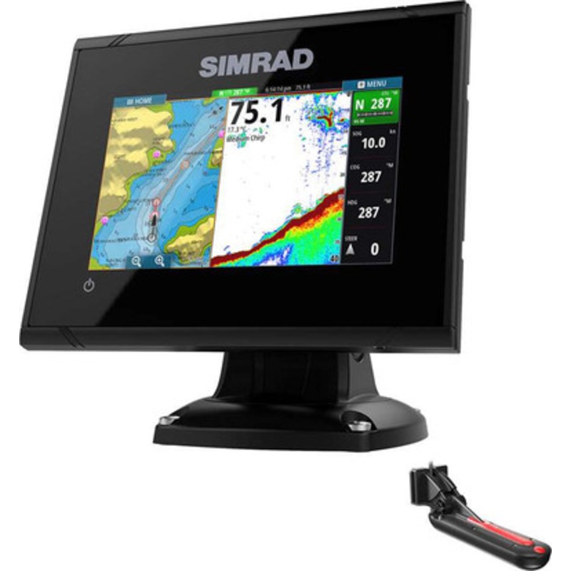 Simrad 000-12675-001 GO5 XSE Combo w/ TotalScan Transom Mount Transducer