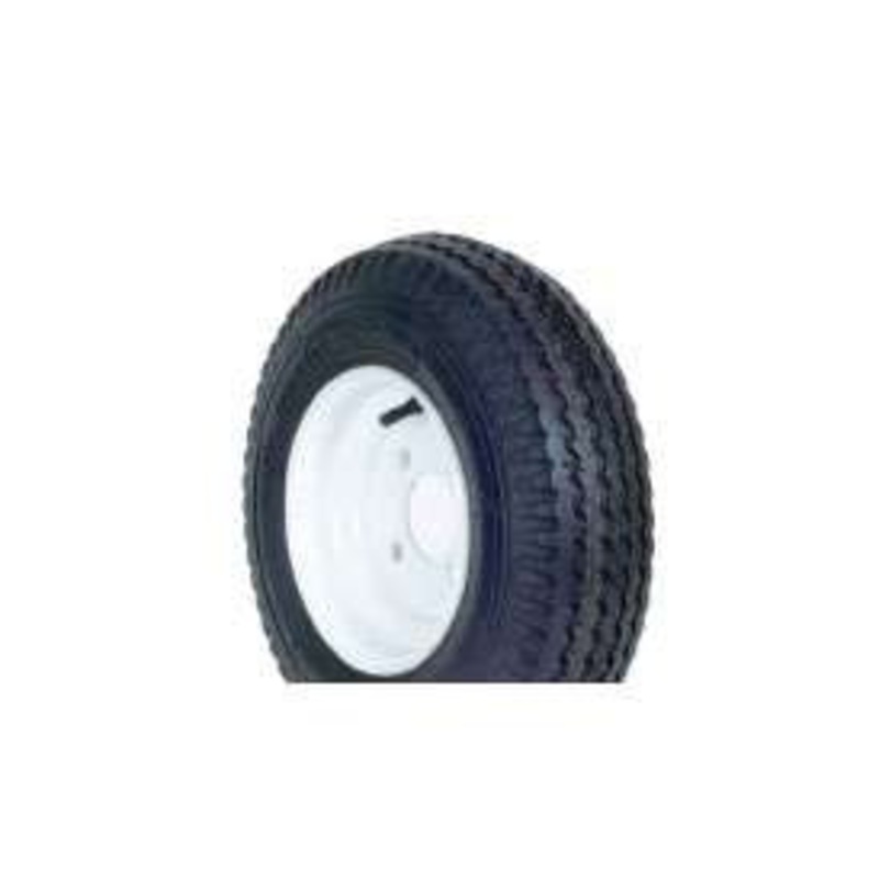 Load Star 30000 480-8 K371 Bias 8” Tire/Wheel Assembly – White Rim