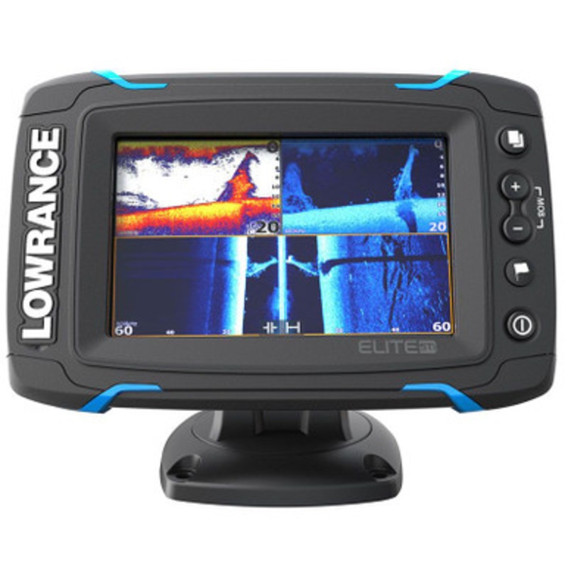 Lowrance 000-12423-001 Elite-5 Ti Touch Combo w/ TotalScan Transom Mount Transducer