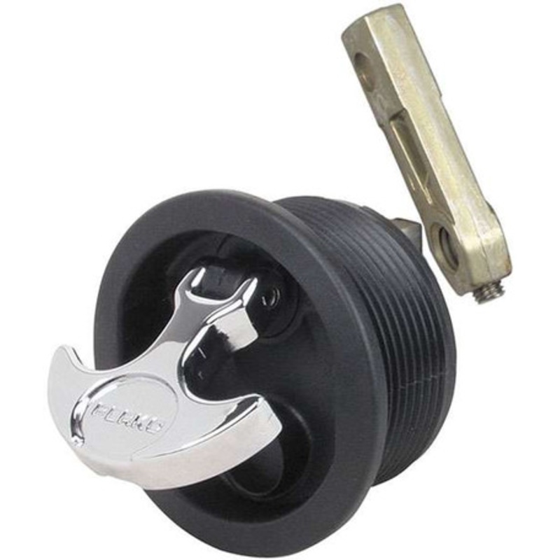 Perko 1092DP3BLK ”T” Handle Surface Mount Latch – Non-Locking w/ Straight Cam Bar