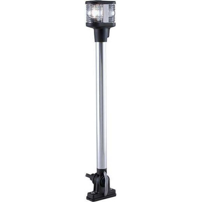 Perko 1184DP0CHR Fold Down Combination Masthead and White All-Round Light – Vertical Mount