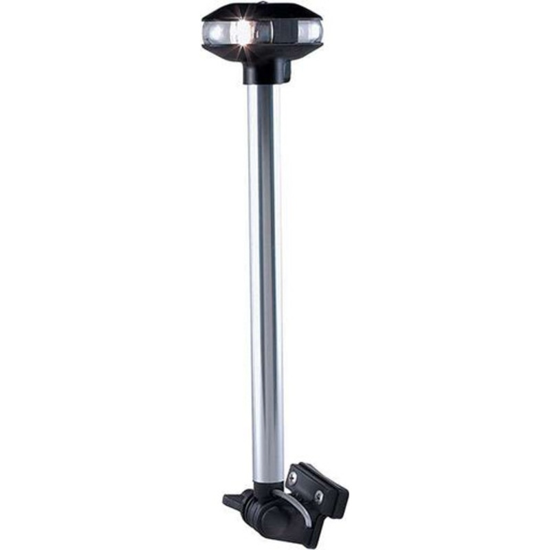 Perko 1281DP0CHR Fold Down Combination Masthead and White All-Round Light – Horizontal Mount