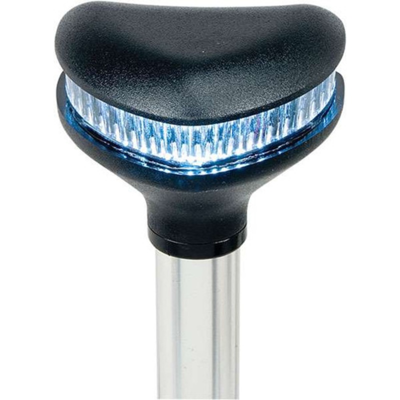 Perko 1636DP0CHR Stealth Series Fold Down All-Round Horizontal Mount White LED Light