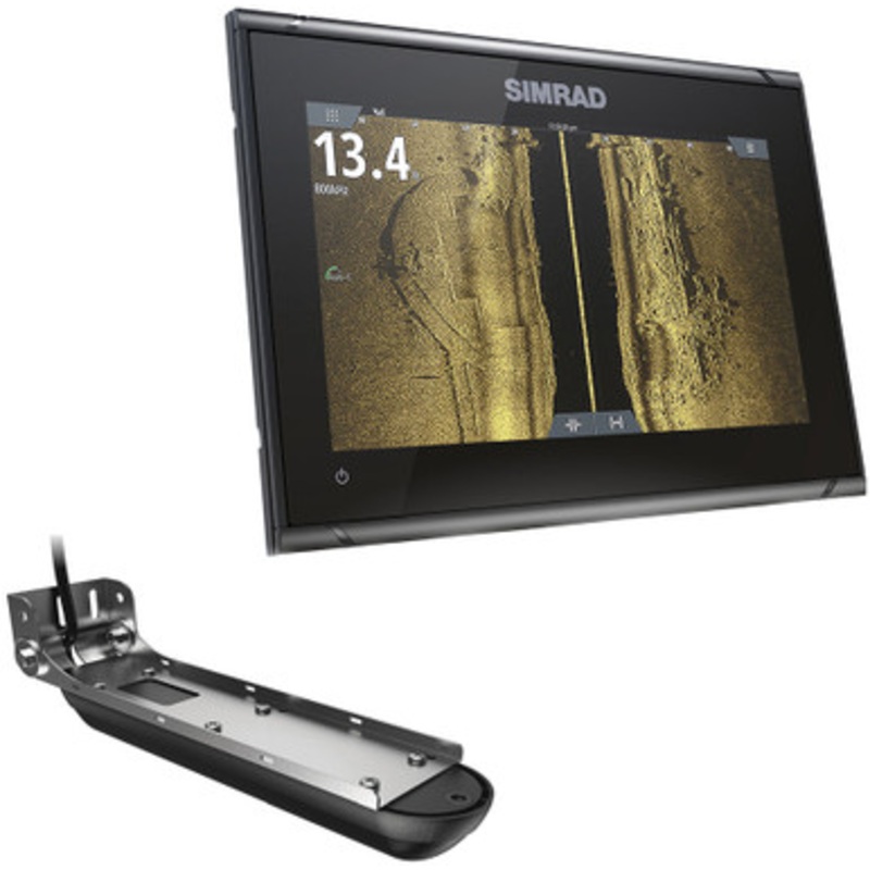 Simrad 000-14840-001 GO9 XSE Combo w/ Active Imaging 3-in-1 Transducer & C-MAP Pro Chart