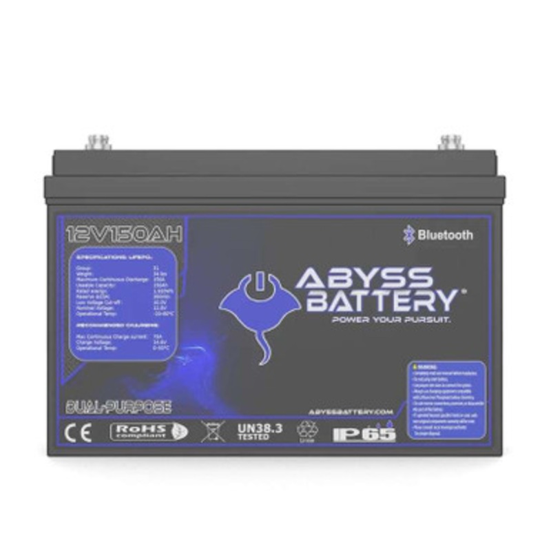 Abyss Battery 12V 150Ah Lithium Dual Purpose Marine Battery