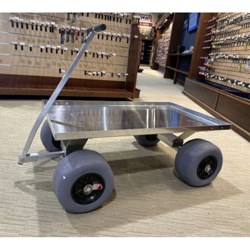 Alumacart Heavy Duty Jupiter Pull Wagon w/ Balloon Tires