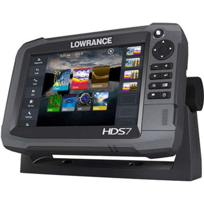 Lowrance 000-11784-001 HDS-7 Gen3 Fishfinder/Chartplotter w/ Insight USA – No Transducer