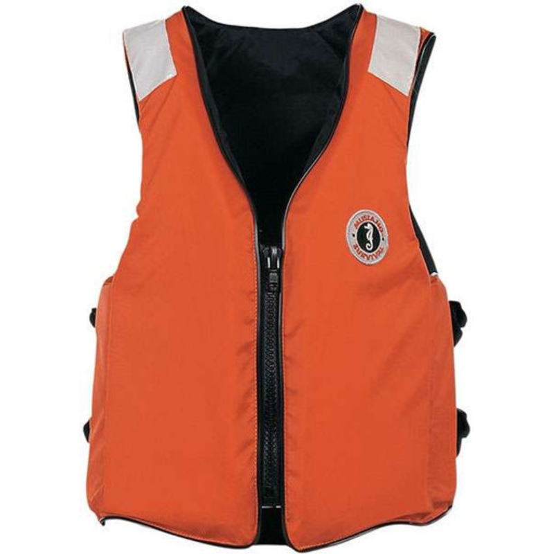Mustang MV3106 T2 Classic Industrial Flotation Vest w/ SOLAS Tape – 2XL