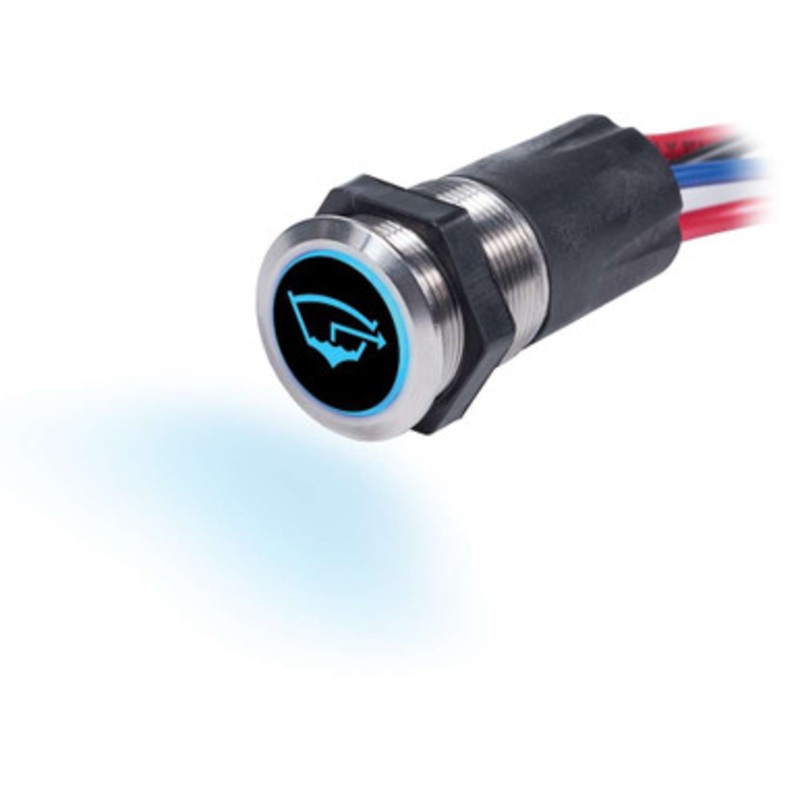 Blue Sea 4180 Backlit Push Button Switch Off/On – 15A