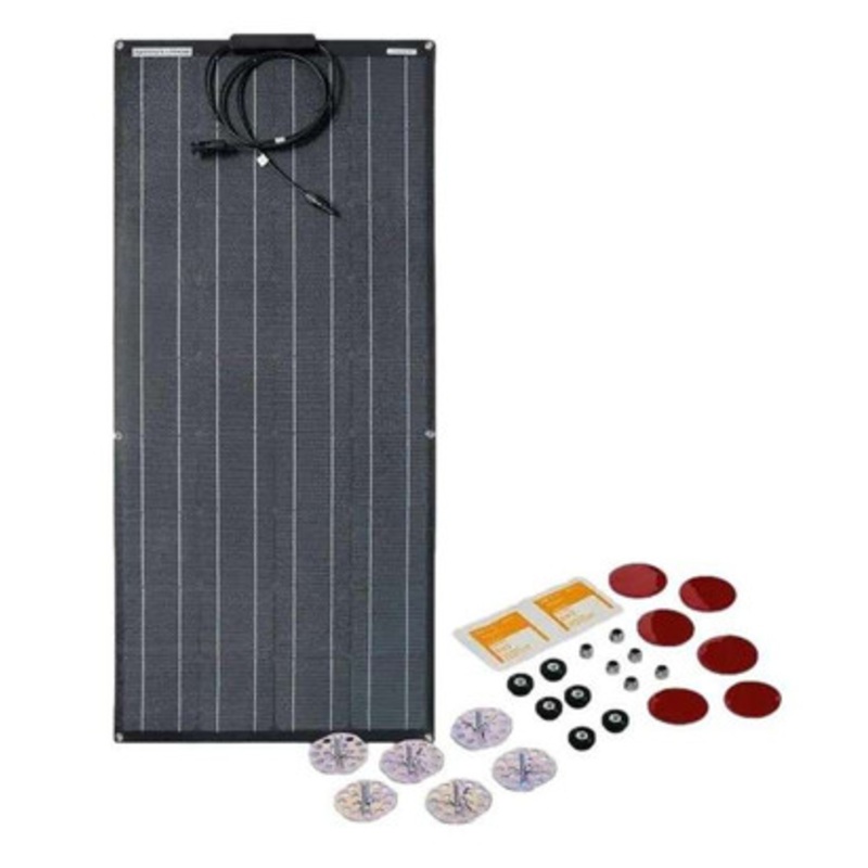 Dakota Lithium 100W Flexible Marine Solar Panel Kit