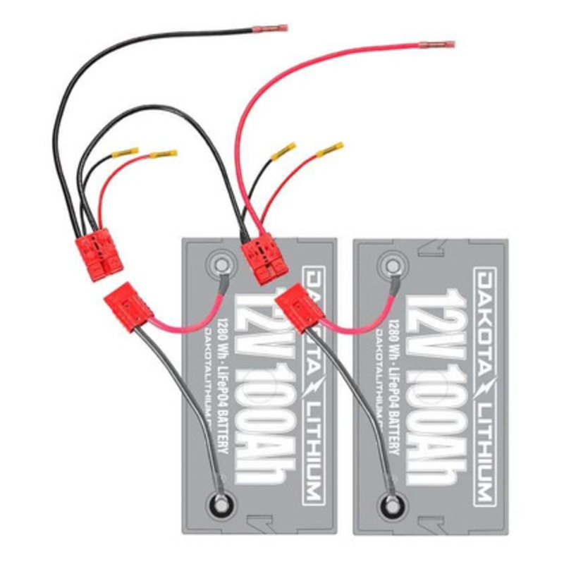 Dakota Lithium 24V Trolling Motor Connection Kit w/ Onboard Charging Connections