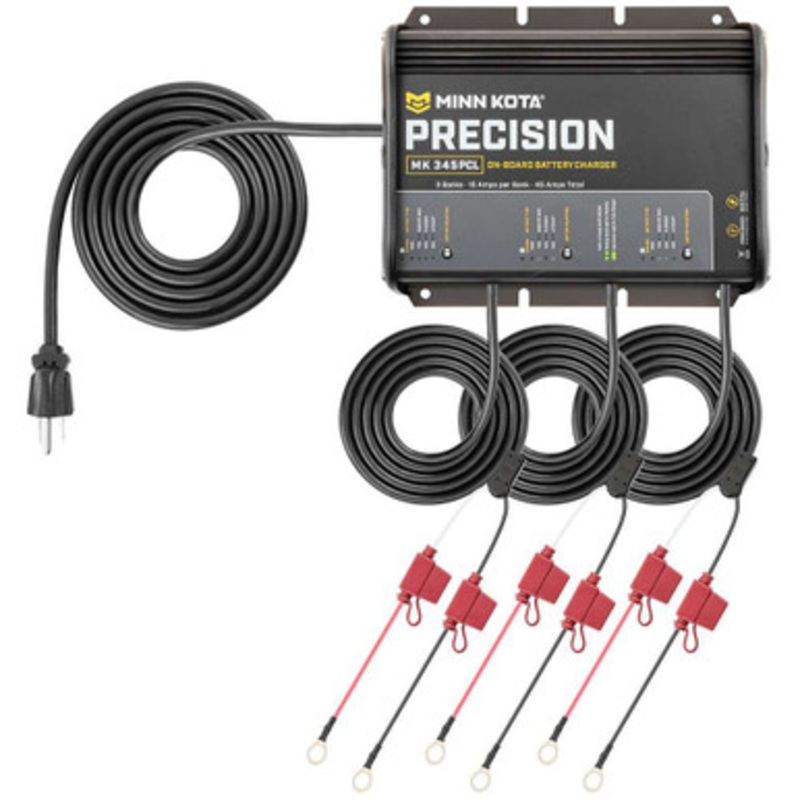 Minn Kota 1833452 On-Board Precision Charger MK-345 PCL 3 Bank x 15 AMP