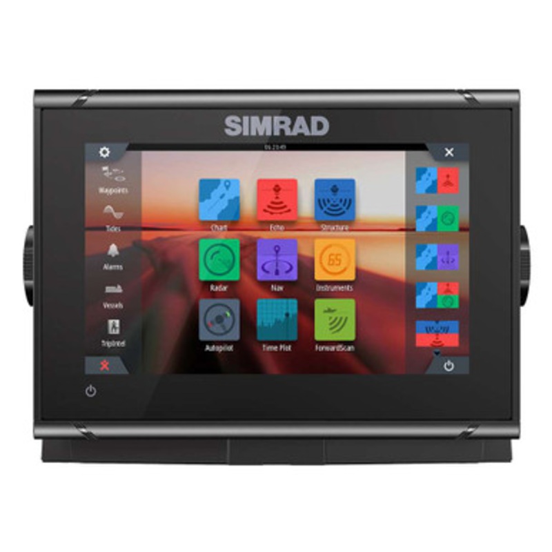 Simrad GO7 XSR Chartplotter/Fishfinder w/C-MAP Discover Chart – No Transducer
