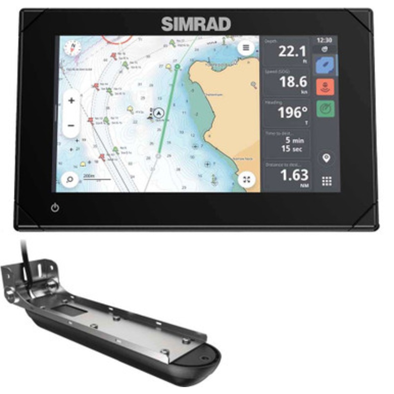Simrad NSX 3007 7in Combo Chartplotter/Fishfinder w/Active Imaging 3-in-1 Transducer