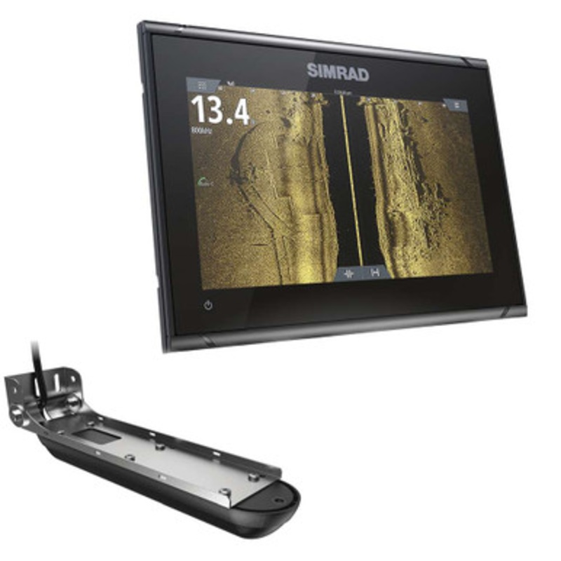 Simrad GO9 XSE Chartplotter/Fishfinder w/Active Imaging 3-in-1 Transom Mount Transducer and C-MAP Di