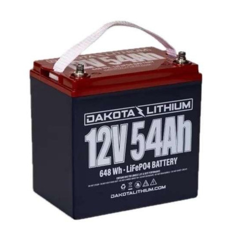 Dakota Lithium 12V 54Ah Deep Cycle LIFEPO4 Battery
