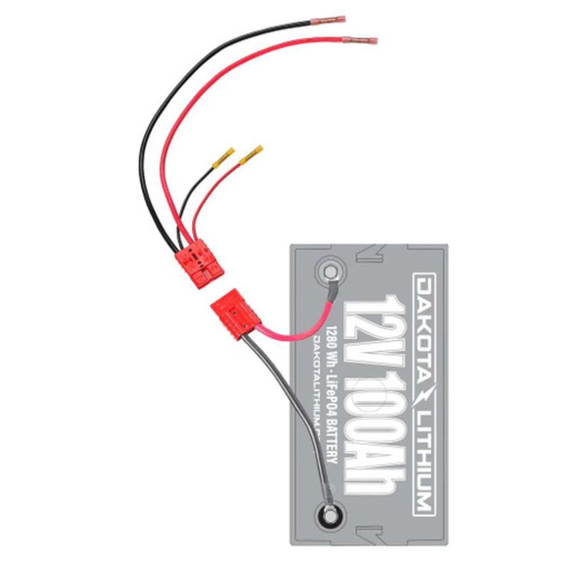 Dakota Lithium 12V Trolling Motor Connection Kit w/ Onboard Charging Connection