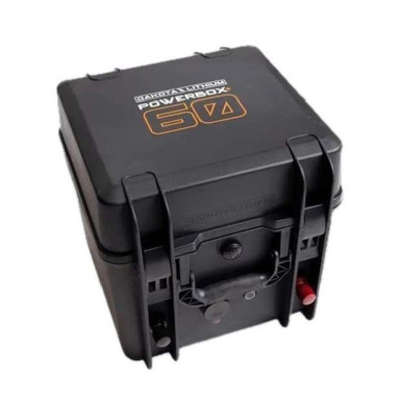 Dakota Lithium Powerbox+ 60 Waterproof Power Station w/ DL+ 12V 60Ah Battery